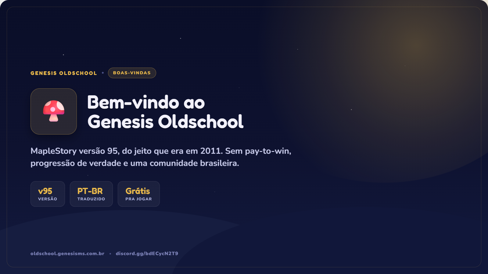Genesis Oldschool - MapleStory v95 em portugues